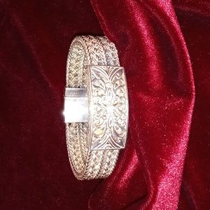 925 Sterling Silver Filigree Bracelet
